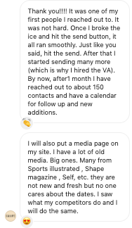 Member reached 150 media contacts and landed Sports Illustrated, Shape and Self